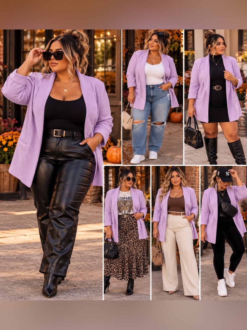 Bar III Lilac Open-Front Blazer Jacket